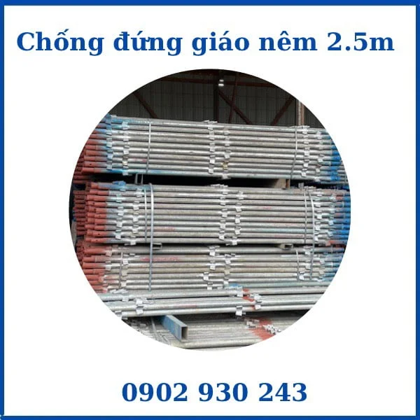 chong-dung-giao-nem-2.5m chống đứng giáo nêm 2.5m